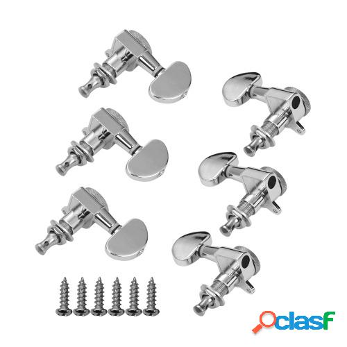 Alloy Metal Electric Guitar Machine Heads Knobs String