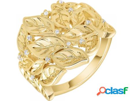 Anillo SC_BOHEME Zirconia (bañado a rodio - Dorado - 56)