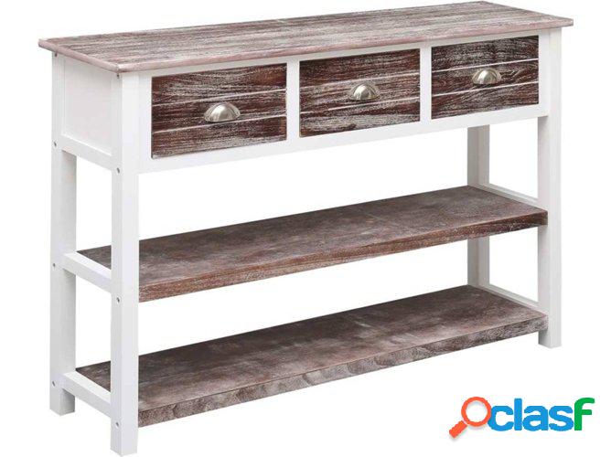 Aparador VIDAXL Estilo antiguo Madera Marrón (115x30x76 cm)