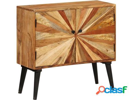 Aparador VIDAXL Madera de manguera maciza Marrón (85x30x75