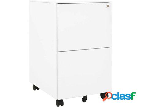 Archivador VIDAXL Blanco (39 x 45 x 67 cm - Acero)