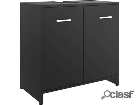 Armario VIDAXL 802571 (Negro - Madera Aglomerada - 60 x 33 x