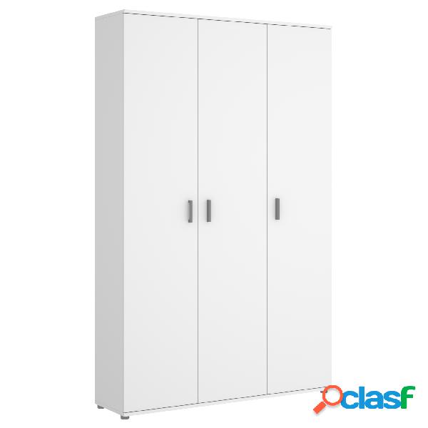 Armario de 3 puertas Dekit Fit Blanco 190x116x35cm