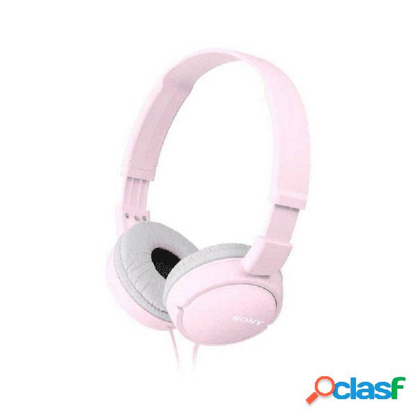 Auriculares Sony MDR-ZX110P/ Jack 3.5/ Rosas