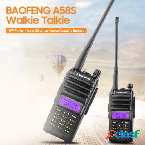 BAOFENG A58S Radio bidireccional portátil Walkie Talkie de
