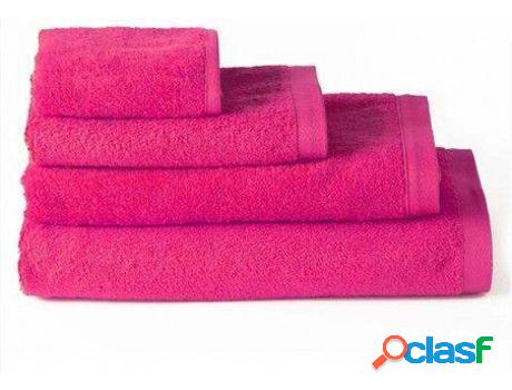 Baño HOGAR Y MÁS Toalla Sábana Algodón Fucsia