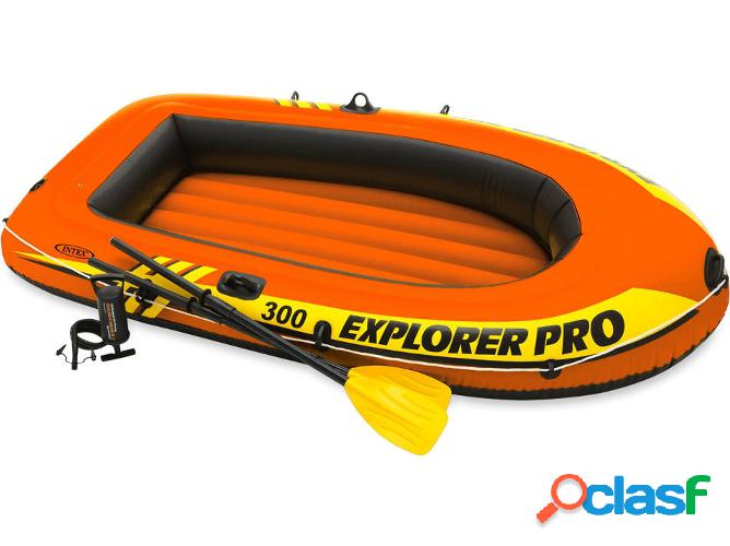Barca Hinchable con Hinchador INTEX Explorer Pro 300 (244 x