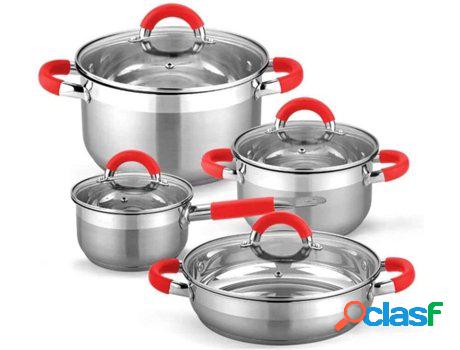 Batería Cocina GRIDINLUX Set 8 Piezas Vitro Inducción