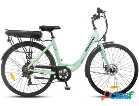 Bicicleta Eléctrica ROCKSHARK R10 Verde (Velocidad Máx: