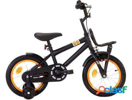 Bicicleta Infantil VIDAXL Con plataforma frontal Naranja