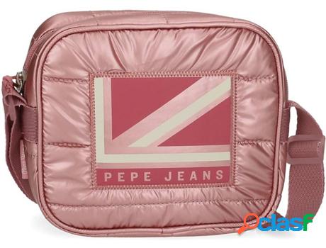 Bolsa de Hombro PEPE JEANS Carol Poliéster Mujer (Rosa)