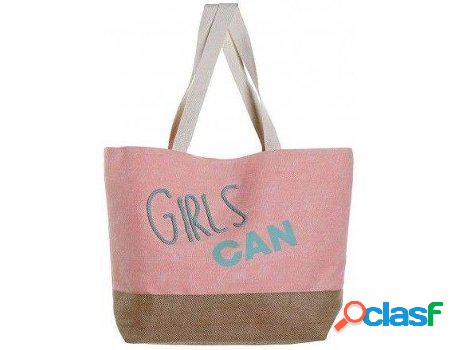 Bolso HOGAR Y MÁS Mujer Playa Girl (poliéster algodón)