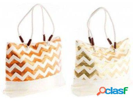 Bolsos HOGAR Y MÁS Fibra Zigzag (47 x 13 x 39 cm)