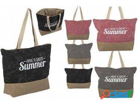 Bolsos HOGAR Y MÁS Playa Con Asa Diseño Summer Tre