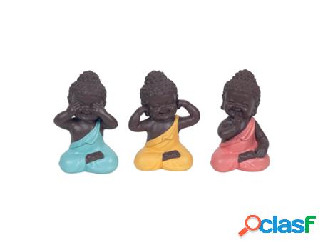 Buda No Veo-No Oigo-No Hablo Incluye 3 Unidades Figuras