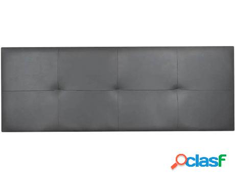 Cabecero de Cama IMPERIAL RELAX Tapizada (Gris - Polipiel -