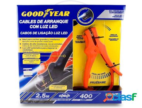 Cables de Arranque GOODYEAR 400 AMP con LED (2.5 m)