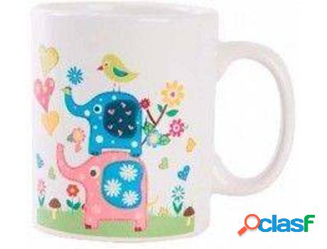 Café HOGAR Y MÁS Diseño Naíf Asa (11 x 8 x 10 cm)