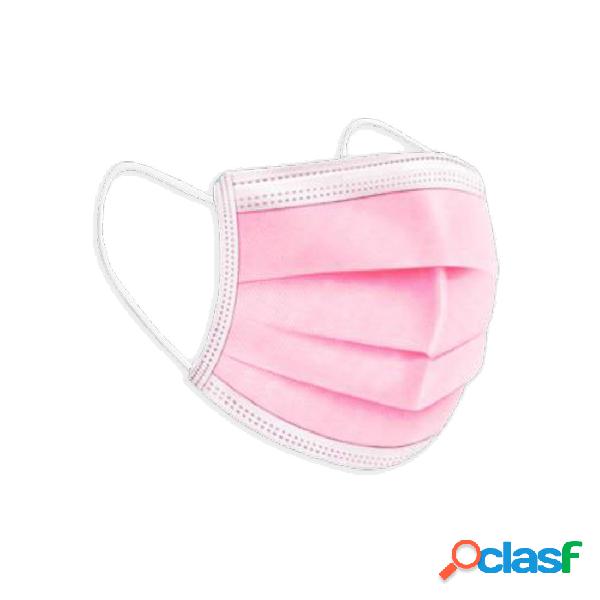 Caja 30 uds Mascarilla 3PLY Tipo II Infantil Rosa