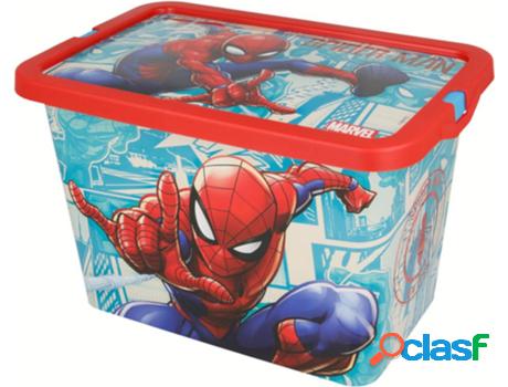 Caja de Almacenamiento SPIDERMAN 62426 Rojo (18 x 29 x 19