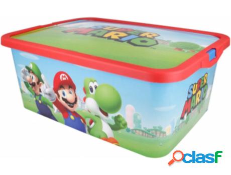 Caja de Almacenamiento SUPER MARIO BROS 65700 Azul (15 x 35