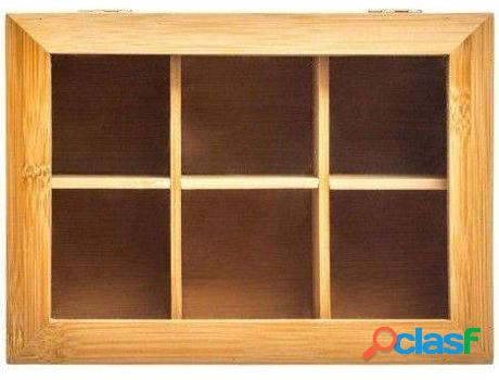 Cajas De Té HOGAR Y MÁS O Infusione Madera (madera)