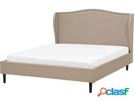 Cama Colmar (Beije - Poliéster -215x150x107 cm)