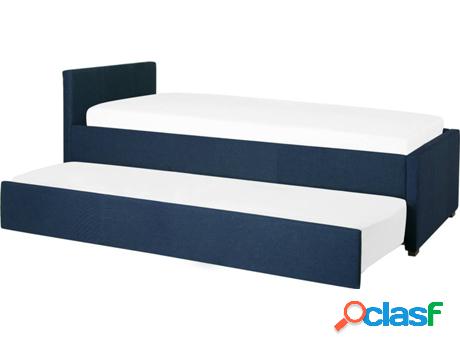 Cama Dupla Marmande (Azul - Poliéster -214x96/188x82 cm)