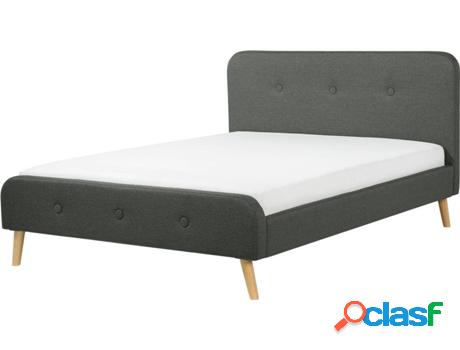 Cama Rennes (Gris - Poliéster -220x192x112 cm)