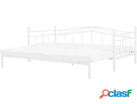 Cama Tulle (Blanco - Metal -194x209x86 cm)