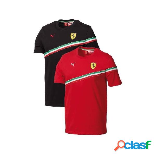 Camiseta hombre bandera Ferrari rojo talla M