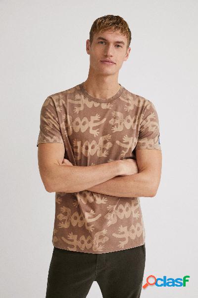Camiseta manga corta lagartos