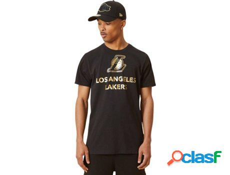 Camiseta para Hombre NEW ERA Los Angeles Lakers Black And