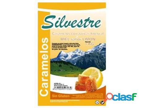 Caramelos de Miel y Limón con Azúcar Integral SILVESTRE (1