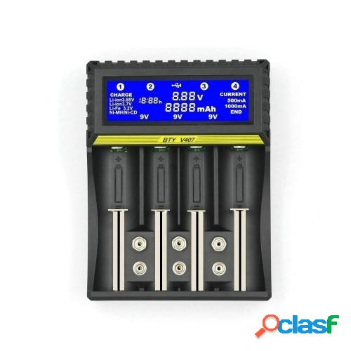 Cargador de batería multifuncional 18650 Batería de iones