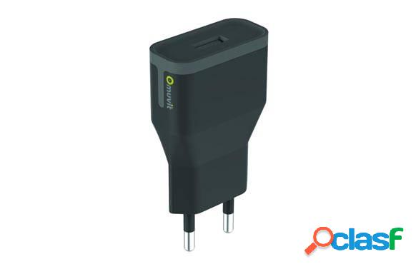 Cargador/Transformador Usb 2,4A Negro