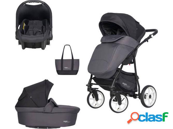 Carrito de Bebé Individual RIKO Basic Sport + Carlo Carbon