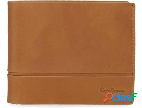 Cartera PEPE JEANS Dandy con Monedero Piel Hombre (Marrón)