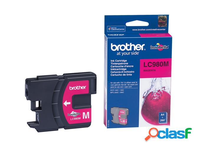 Cartucho de tinta Original BROTHER LC980MBP Magenta 260