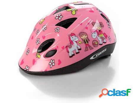 Casco para Bicicleta GES Dokky Horsegirls (Rosa)