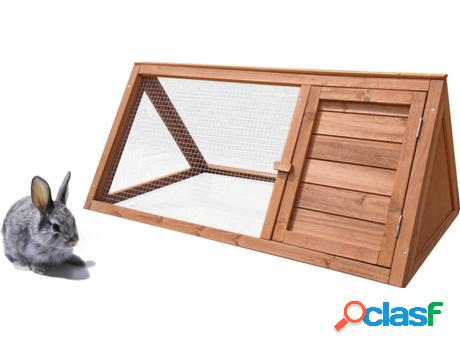 Caseta para Conejos GARDIUN Bunny (Marrón - 97x50x41cm -