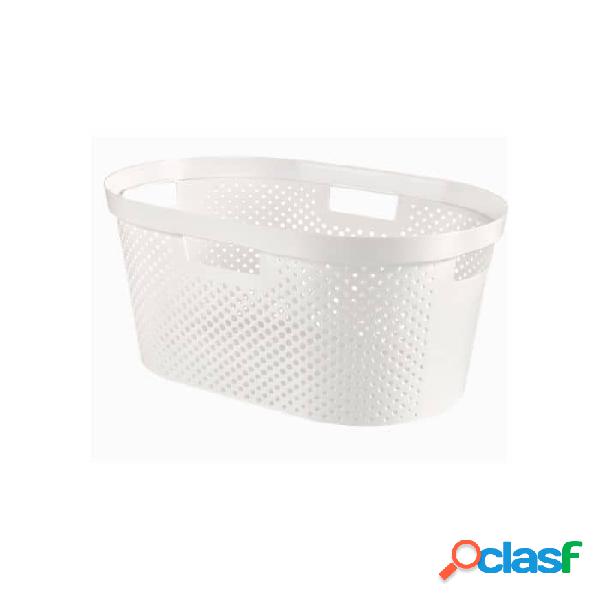 Cesta Recycled Infinity Curver 39l Blanco