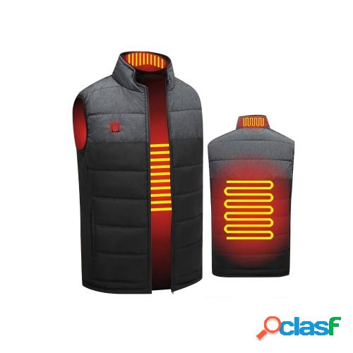 Chaleco con calefacción USB eléctrico Chaleco cálido de