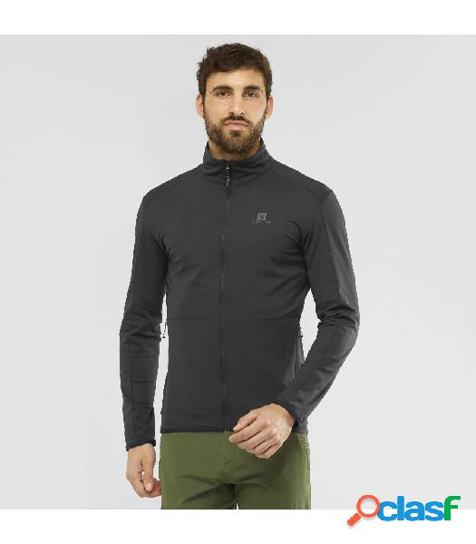 Chaqueta Salomon Outrack Full Zip Mid Hombre Black M