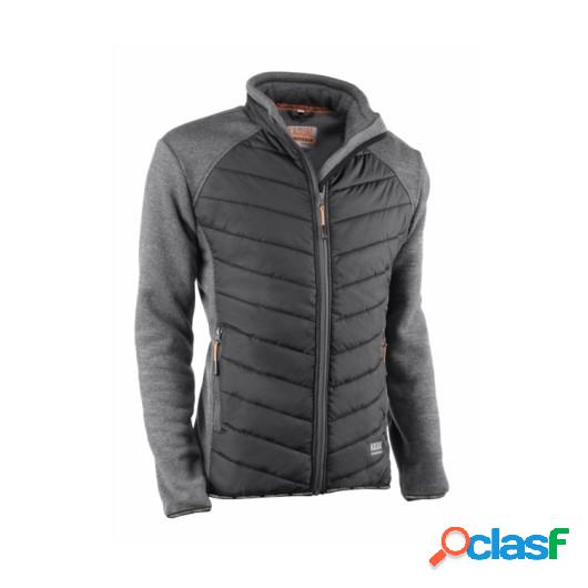 Chaqueta Trabajo Xl Acolchada Gris Oscuro/Negro 2898 Apolo J