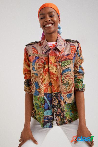 Chaqueta patch tropical M. Christian Lacroix