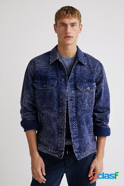 Chaqueta vaquera lavado desgastado