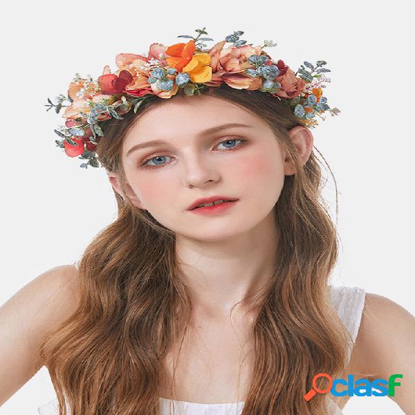 Christmas Forest Waterweed Corolla Flores de colores Novia