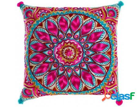 Cojín HOGAR Y MÁS Decorativo Mandala Poliéster (40x40x10)