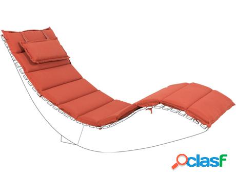 Cojín para Tumbonas BRESCIA (Rojo - Poliéster -60x180x5